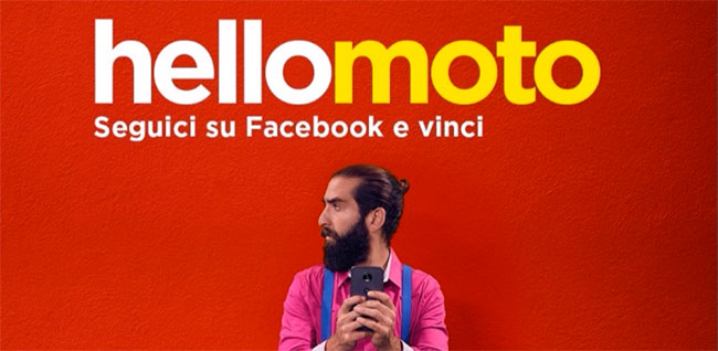 Segui Motorola su Facebook e vinci