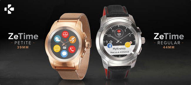 Piccolo e ibrido: ecco il nuovo smartwatch MyKronoz