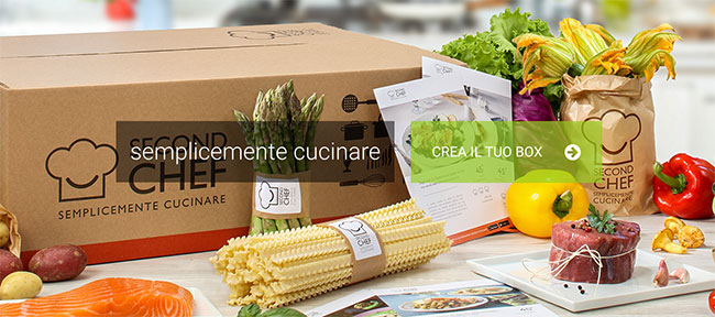 SecondChef: ingredienti e ricetta a domicilio