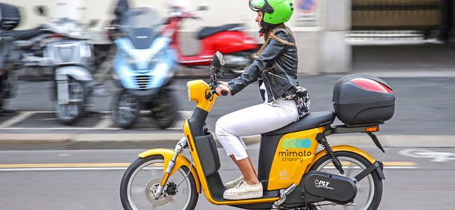 Parte MiMoto, lo scooter sharing eco di Milano